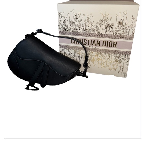 Authentic Christian Dior Mini Matte Saddle Bag - Picture 11 of 12